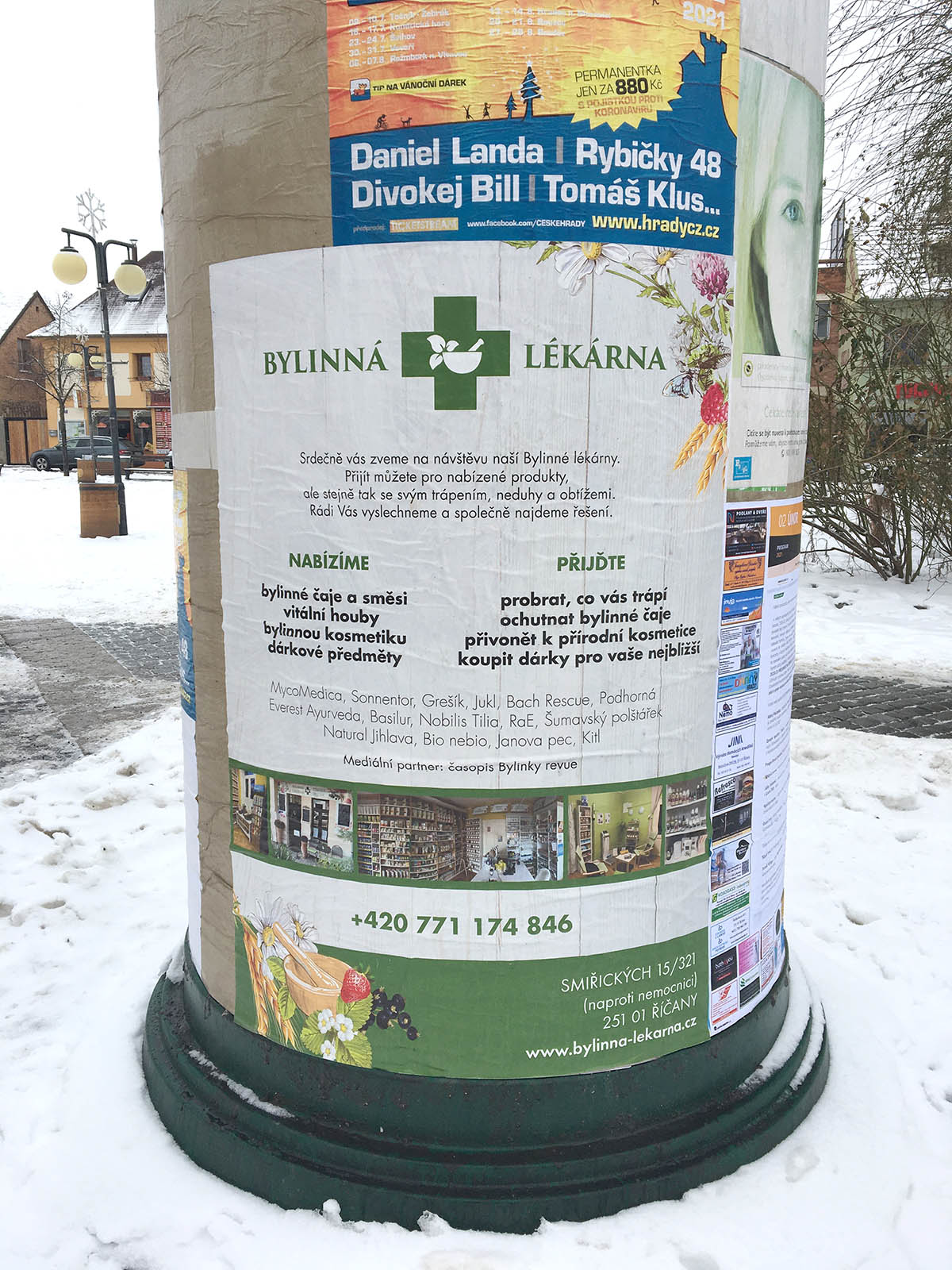 plakat ricany bylinna lekarna